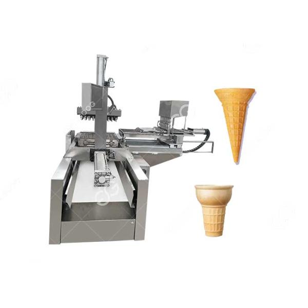 Stainless Steel Cone Baker Machine , Commercial Wafer Cone Maker 23KW Power