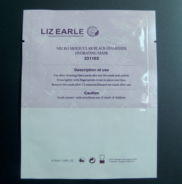 Zip Top Tea Aluminum Foil Stand Up Pouch , Three Side Seal Bag Solvent Free Lamination