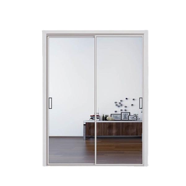 Porta de vidro de alumínio custom soundproof deslizante portas de vidro duplo com 10 camadas de vedação