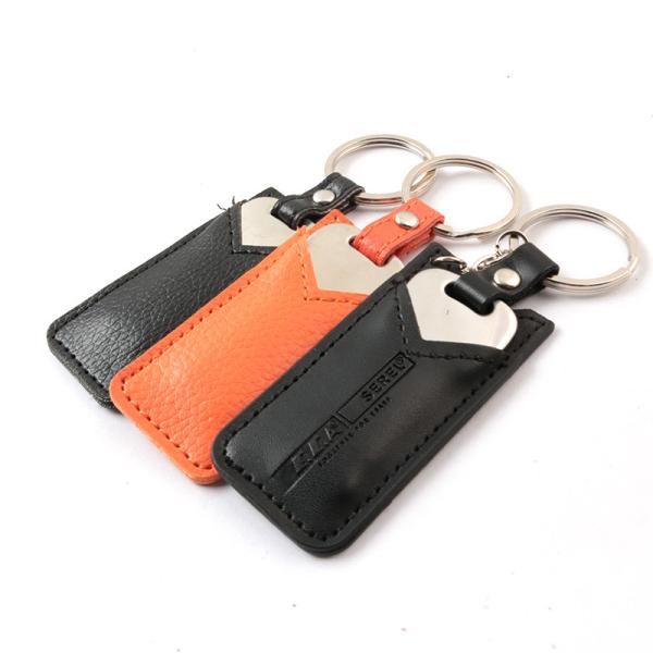 USB ключа металла 30MB/S вставляет 2,0 портативных 64GB 128GB с кожаной крышкой