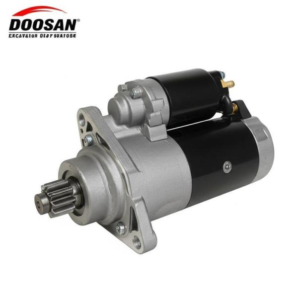 Moteur de démarrage de l'excavateur Doosan 24V OEM 65.26201-7088 65.26201-7089