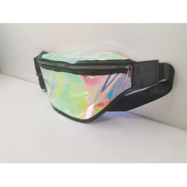 Transparent PVC Bum Bag Fashion Reflective Waist Bags Holographic Laser Fanny Pack