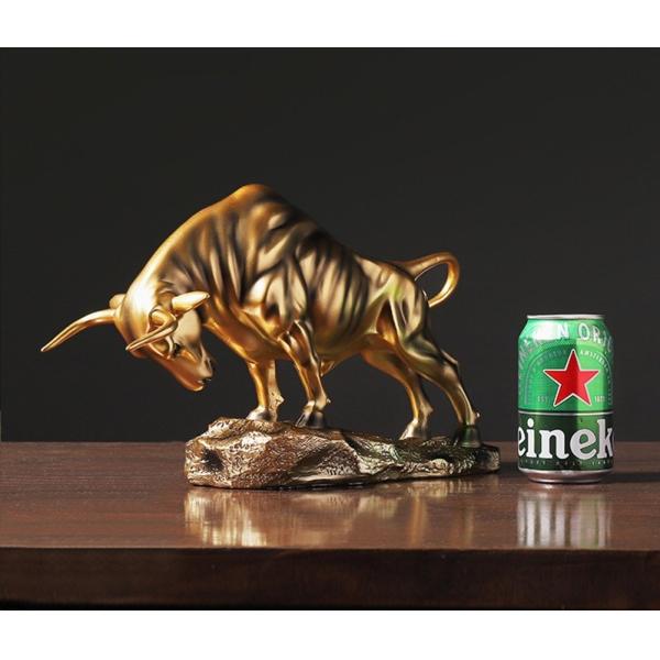 Small Indoor Table Decoration Taurus Sculpture Cast Copper Batch Production