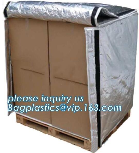 Mositure Barrier Waterproof Thermal Pallet Cover Thermal Insulated Pallet Cover For Transportation