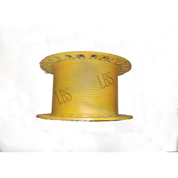 SS304 Small LBS Grooved Drum With Flanges