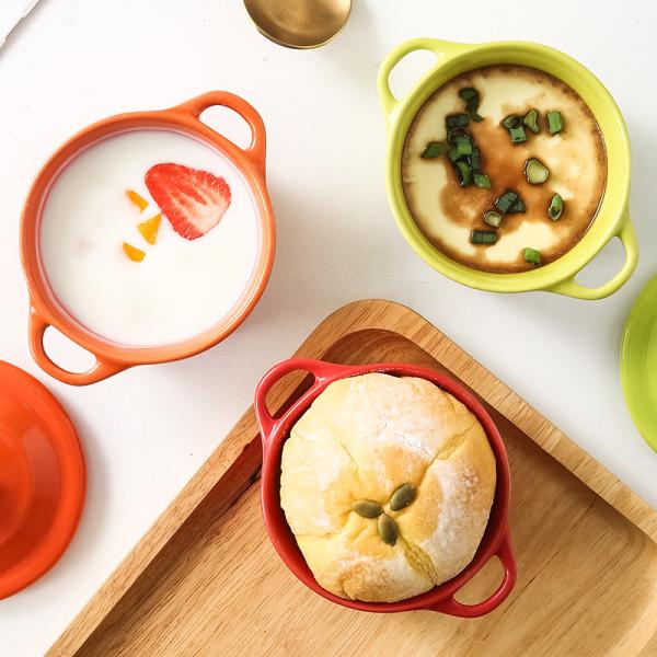 Бак шара печи мини штейнгута керамический для печи торта Creme Brulee