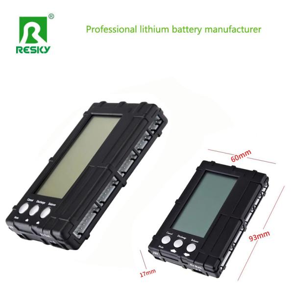 RC Accessories LCD Display 2-6s Lithium Battery Voltage Meter Tester Balancer