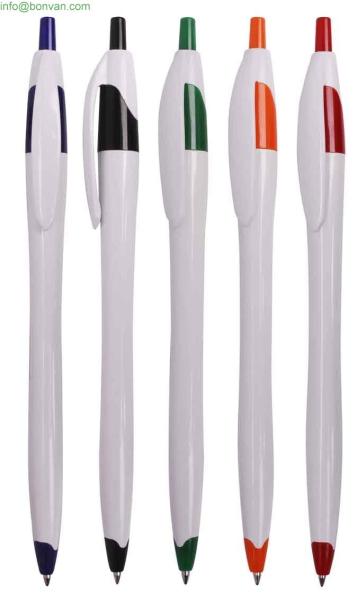 Simple Factory Wholesale Promotional Click Plastic Ballpoint Pen,ball point pen