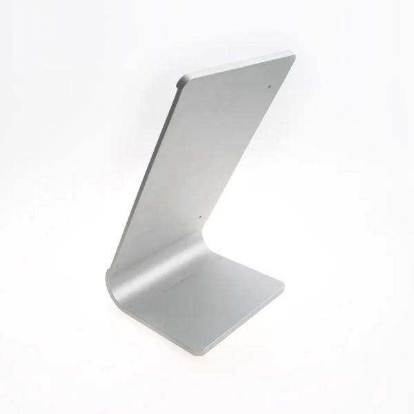 6063 T8 Extruded Aluminum Profile Laptop Support Matt Silver Black Bracket