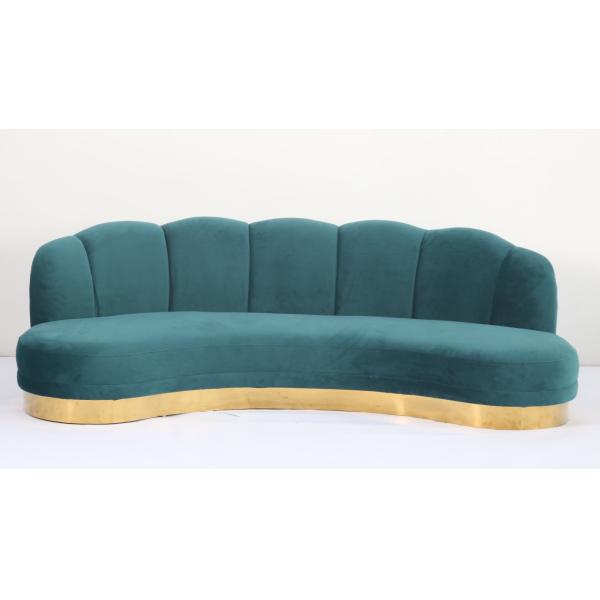 215x80x88cm European Modern Tufted Sofa For Living Room Furniture