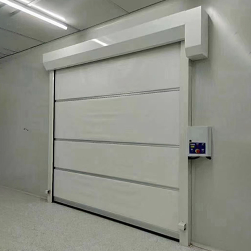 Grey Industrial High Speed Door For Warehouses / Logistics Centers
