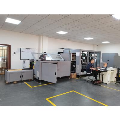 Impressora web a jato de tinta colorida DPM660 com interface de operação visual