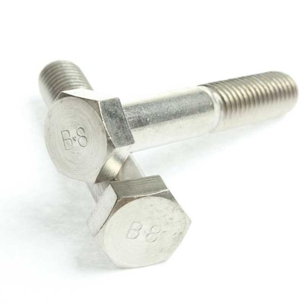 Сталь углерода Gr8.8 болтов головы наговора нержавеющей стали DIN 931 частично продетая нитку чокнутая