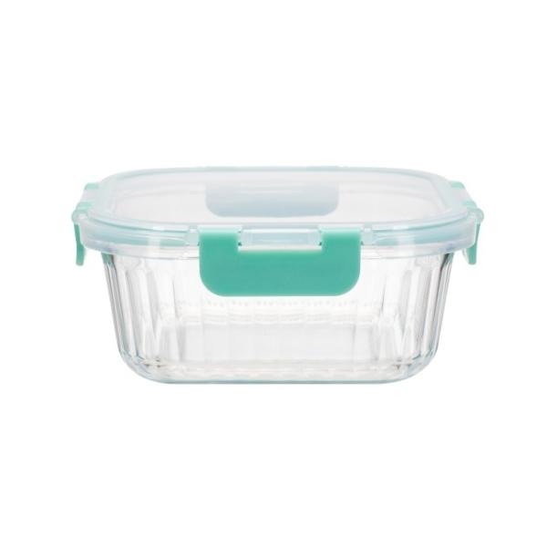 IKOO Borosilicate Glass Food Container with Airtight Cool Lock Lid