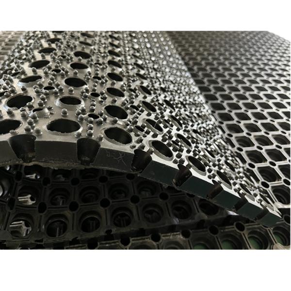Banho interno industrial da drenagem de Mat For Kitchen Garage Garden do anti assoalho exterior de borracha da fadiga