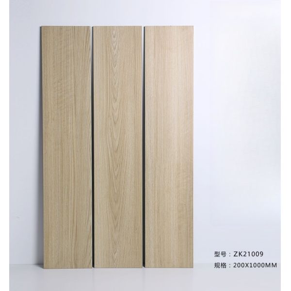 Beige and Yellow Color Wooden Porcelain Floor Tile 200*1000mm Wholesale Price for Project