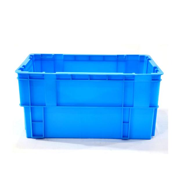 Solid Box Style Logistic Transport PP Plastic Moving Crate Soft Drink For Industrial Storage