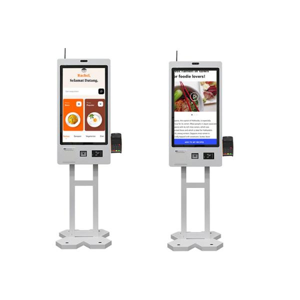 1920X1080 Custom Logo Self Ordering Kiosk For Desktop Wall And Floor
