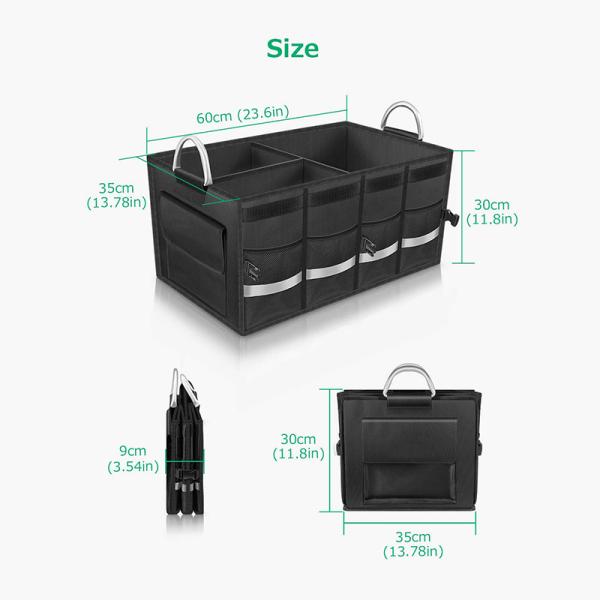 Hot selling Amazing design custom car trunk organizer storage