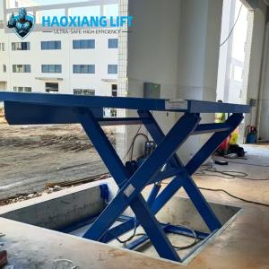 Fixed Scissor Lifting Platform - Large Custom Platform + Space-Saving - Higher Height for Warehouse Cargo Transport