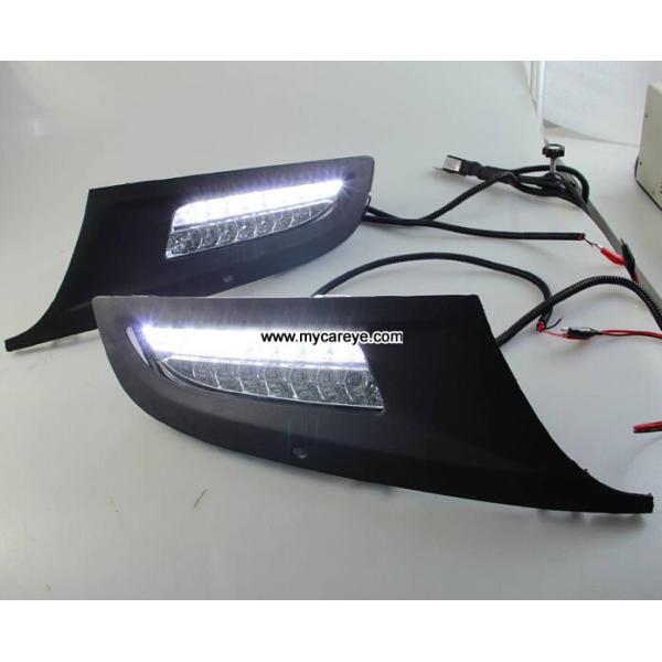 Volkswagen VW Polo DRL LED Daytime Running Lights Car turn light for sale
