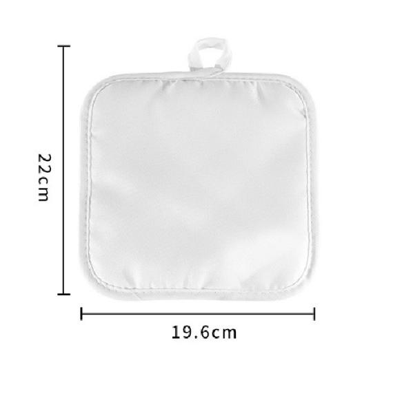 Customized Sublimation Placemats Blanks Linen And Polyester Sublimation Pot Holder Blanks