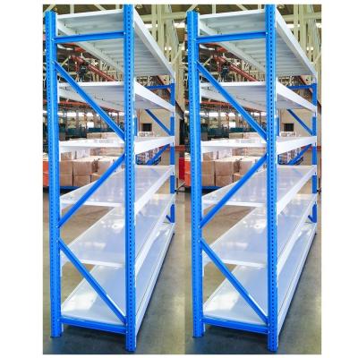 Yellow 6 Layer Industrial Storage Racks Shelving Units for Warehouse in Blue