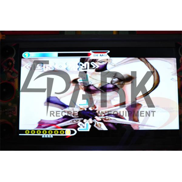 Fashion Amusement Dance Hero Arcade Machine For 1 - 2 Player 400W