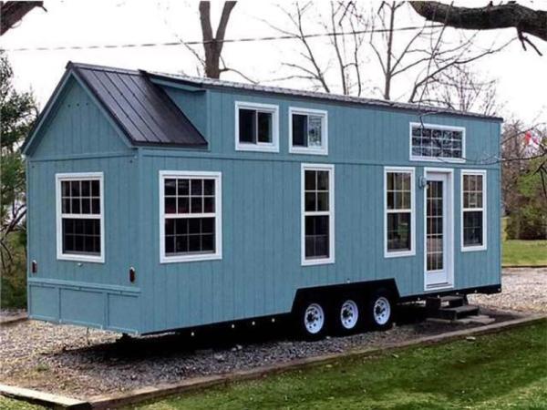 Fire proof luxury 2 bedrooms Tiny house Light Steel villa house anti earthquake 55m2