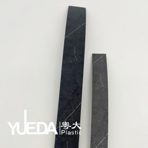 Marble Texture Skin Feeling Custom Edge Banding For High End Cabinets Bookcases