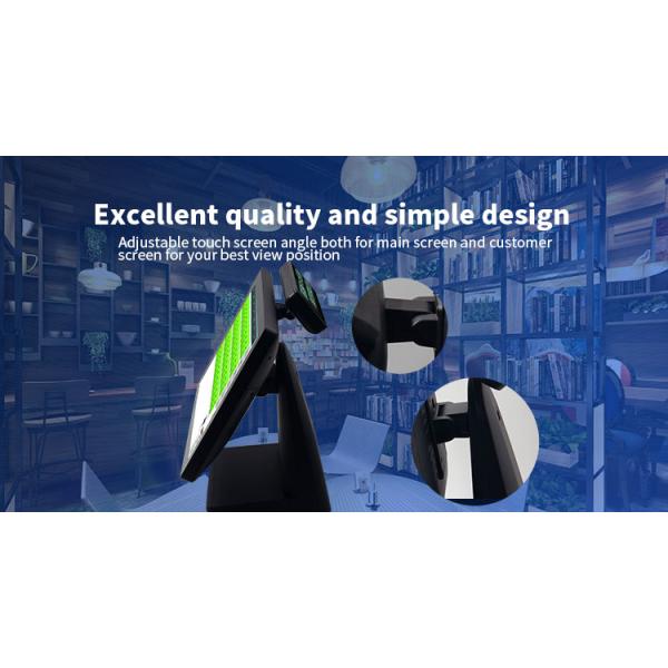 Алюминиевый POS-машина на основе сплава с RK3566 Quad ядро 2 16 CPU и поддержка Win System