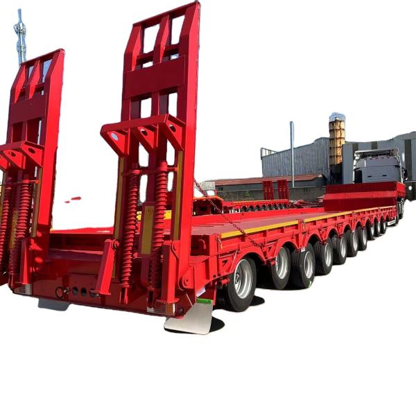 Customized 16500*2550*3580mm Flatbed Semi Trailer for Heavy-Duty Transportation
