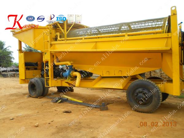 400tph Big Scale Gold Trommel Wash Plant Gold Mining Wash Plant