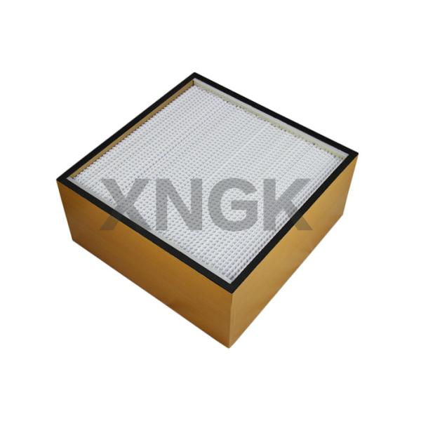 Plywood Particle Board Frame Cleanroom Hepa Filter 0.3 Micron For Pharmaceutical Or Food Industries