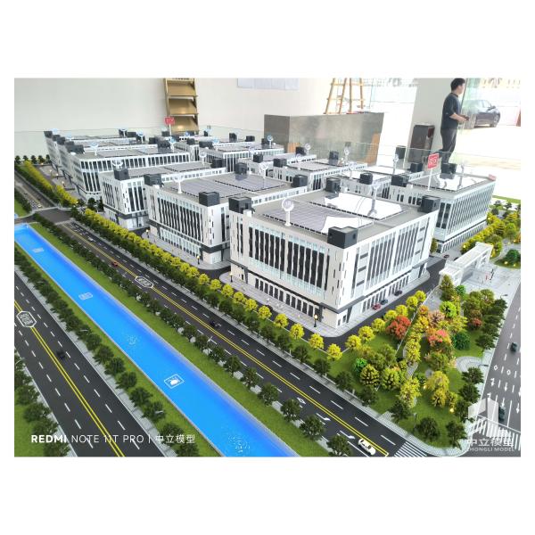 Industrial Building Model 1:120 Building Construction Model For Display Prototypes