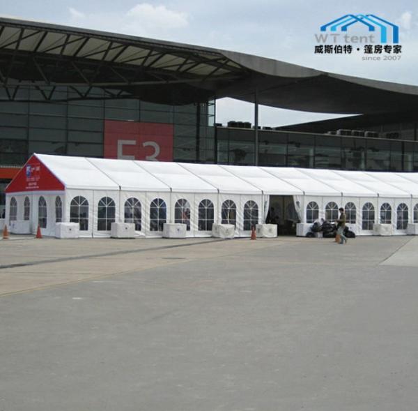 Huge Outdoor Exhibition Tents Aluminum Frame Service Life More Than 15 Years