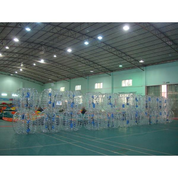 0.8mm Clear Pvc Bubble Football / Football Bubble Inflatable Bumper Ball 2014
