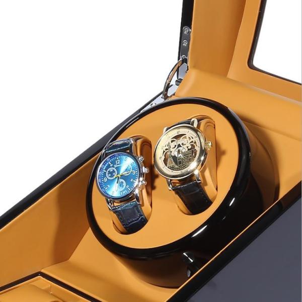 Luxury 360° Rotation Wood Watch Winder Automatic Watch Box With Custom Logo