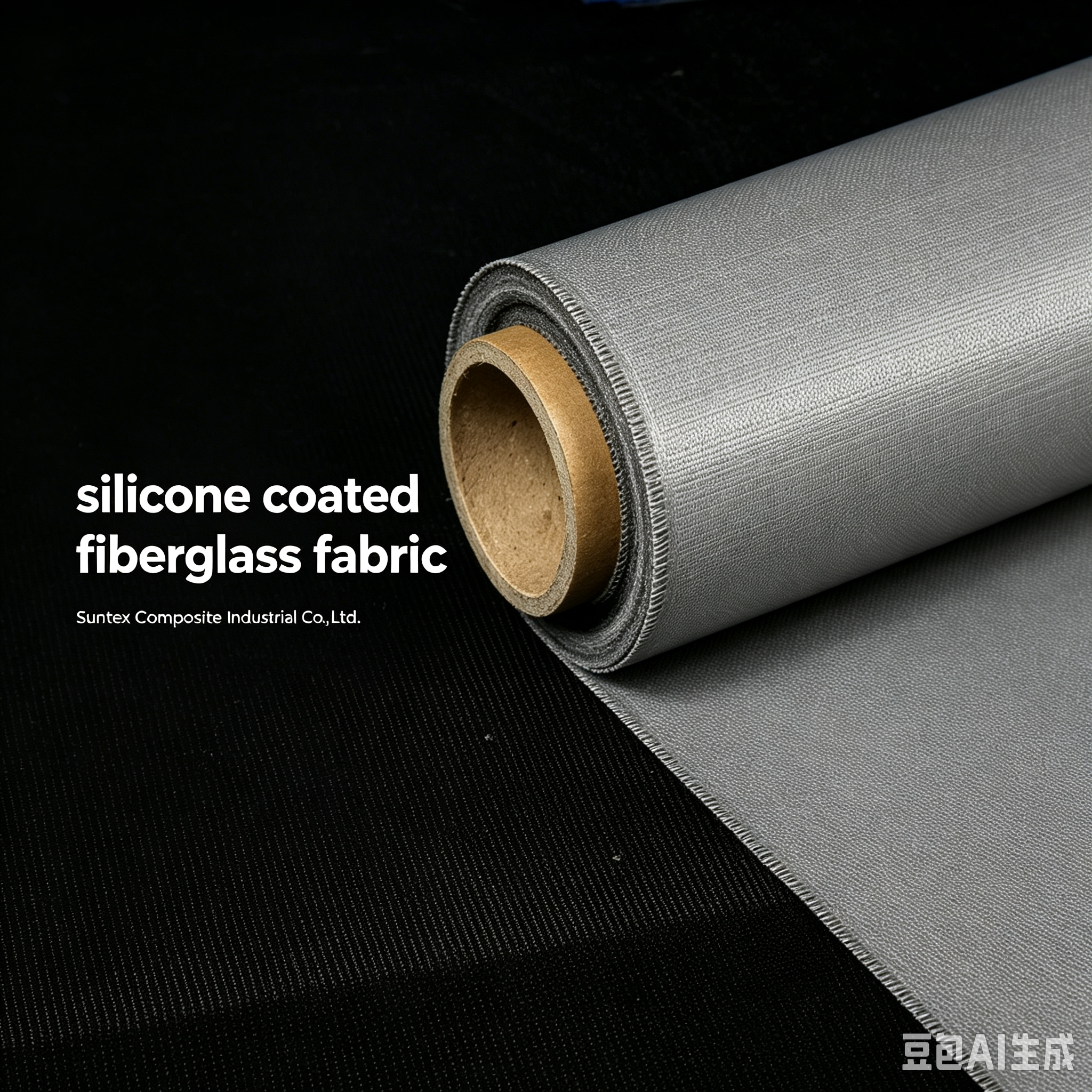 0.017” Thickness Insulation Fabric Silicone Fiberglass Cloth For Thermal Insulation Covers