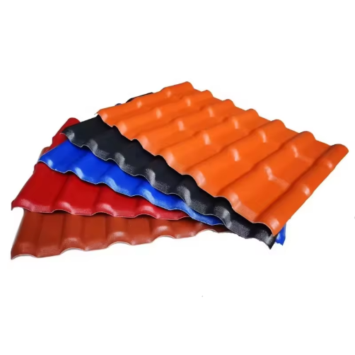 Customizable Architectural Roof Tile 2.5mm / 2.8mm / 3.0mm Thickness Synthetic Resin Tiles UV Resistant