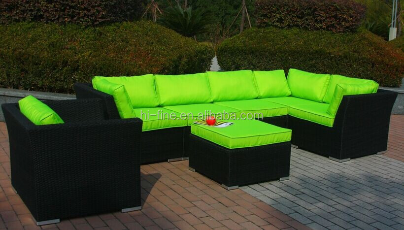 Hot Sales Aluminiummany Colors Garden Rattan Outdoor Furniture
