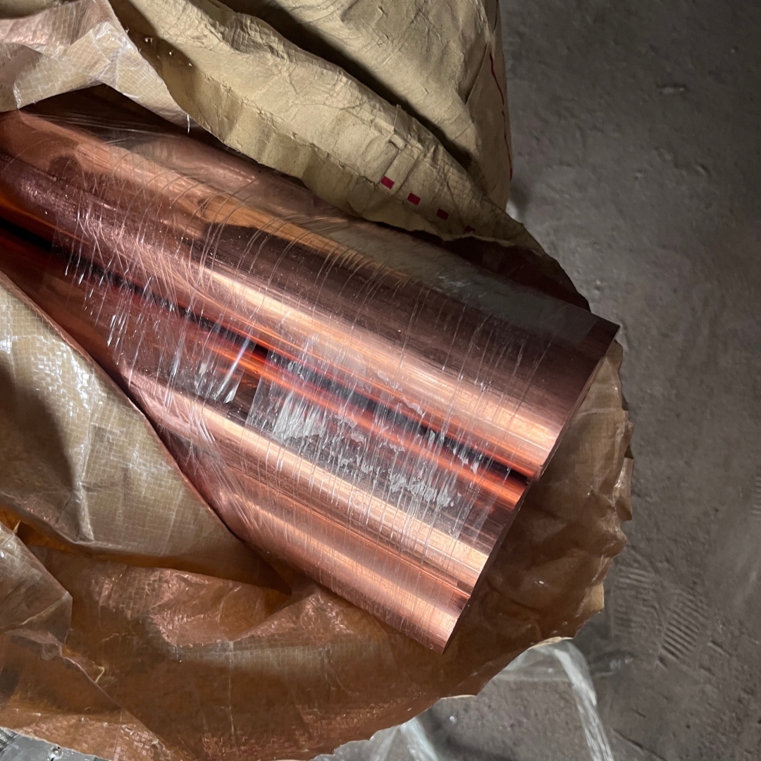 Round Shaped Copper Products 6-250mm Diameter Red Copper Bar CU110 Full Hard Shaft