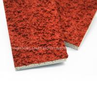Tipo de goma de funcionamiento del piso del color rojo de la pista del tartán de alta resistencia de la fuerza