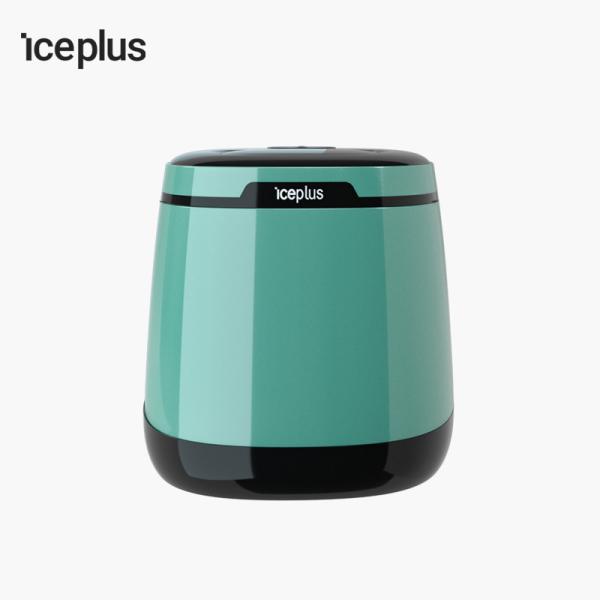 25kg bullet shape ice maker for household use in green color