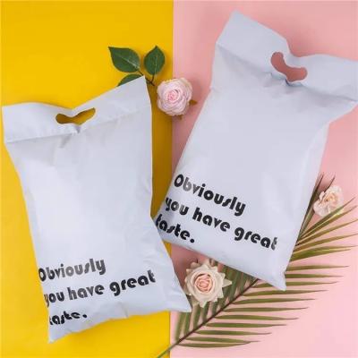 CTCX Plastic Envelope Poly Mailers Handle Pouch Express Bags Polly Mailer Shipping Bag With Handle Courier Bag With Handle