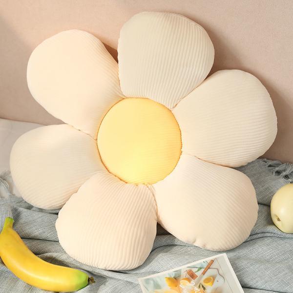 Office Chair Creative Futon Anti-Bacteria Sunflower Throw Pillow with Small Daisy