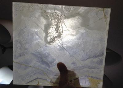 UV Resistant Stone Laminated Glass , 3-6MM Laminated Translucent Glass
