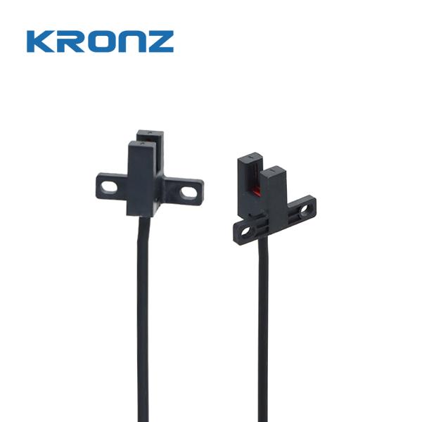 スロット型光電センサ 5～24V DC 直接ケーブル引出し型 NPN BSM-T45N インジケータ 赤色LED IP67