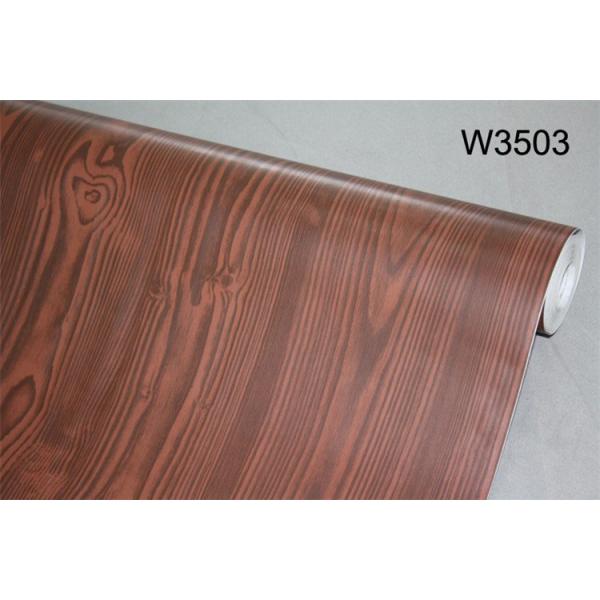 Эко- дружелюбные не- наклеенные обои стиля обоев живущей комнаты 3Д деревянные