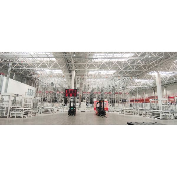 Single Deep pallet Stacker Crane ASRS, Floor Supported SRM(Storage Retrieval Machine), Automatic Storage And Retrieval System,Automation Logistics Warehouse